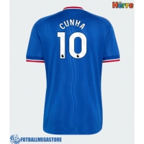 Fotballdrakt Herre Manchester United Matheus Cunha #10 Bortedrakt 2026-27 Kortermet